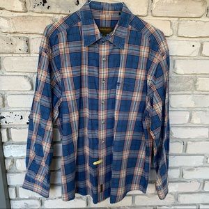 Timberland weathergear plaid long sleeve men shirt